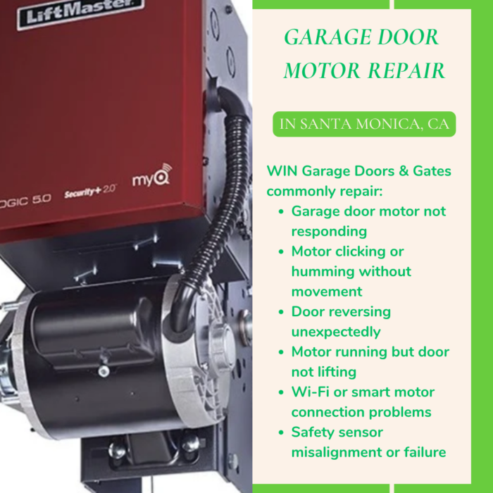 Garage Door Motor Repair in Santa Monica, CA