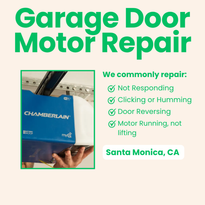 Garage Door Motor Repair