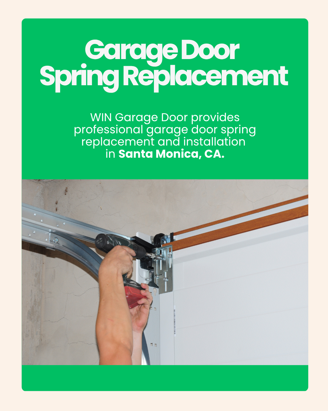 Garage Door Spring Replacement