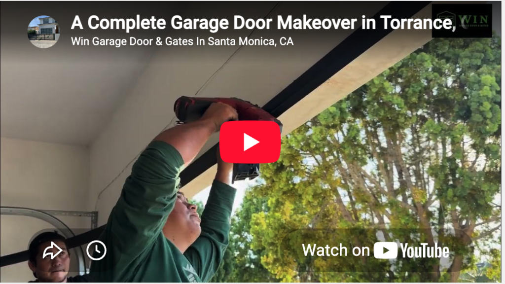 complete garage door makeover in santa monica, ca