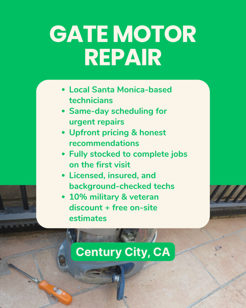 Gate Motor Repair