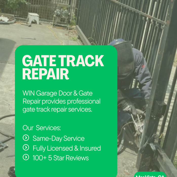 gate track repair